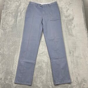 Peter Millar Chinos Pants Mens Size 34x34 Light Blue Classic Fit Cotton
